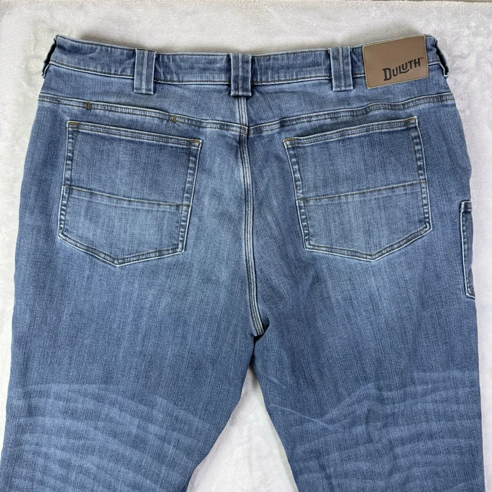 Duluth Trading Co Flannel Lined Jeans Men's‎ 40x30 Ballroom Double Flex Outdoor